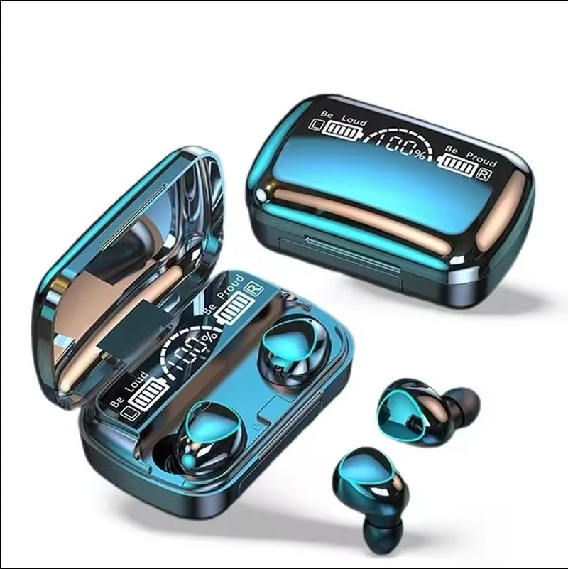 M10 Wireless Headphone Bluetooth Earphones Waterproof Earpieces Sport Earbuds for Huawei Iphone OPPO Xiaomi TWS Music Headset