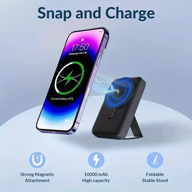Magsafe Mini Power Bank 5000Mah Wireless Magnetic Power Bank Portable Charger US