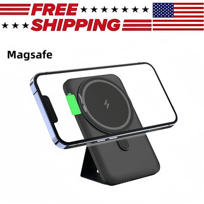Magsafe Mini Power Bank 5000Mah Wireless Magnetic Power Bank Portable Charger US